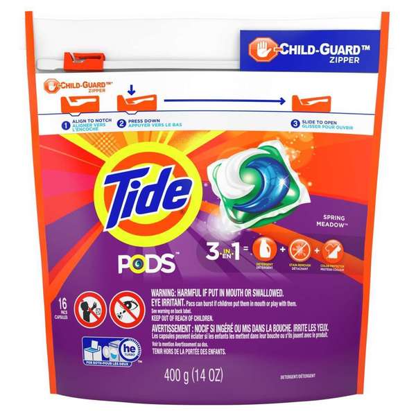 Tide Tide Spring Meadow Laundry Detergent Liquid Pods 14 fl. oz., PK6 93120